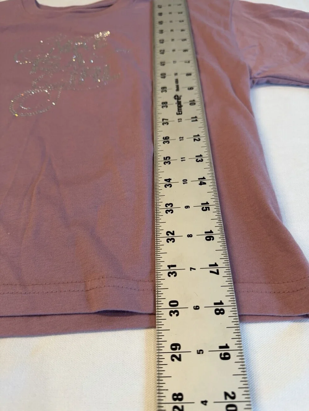 Nike Kids Make USA Girl Rhinestone Graphic Tee Medium Purple NWT HF5986-523 M